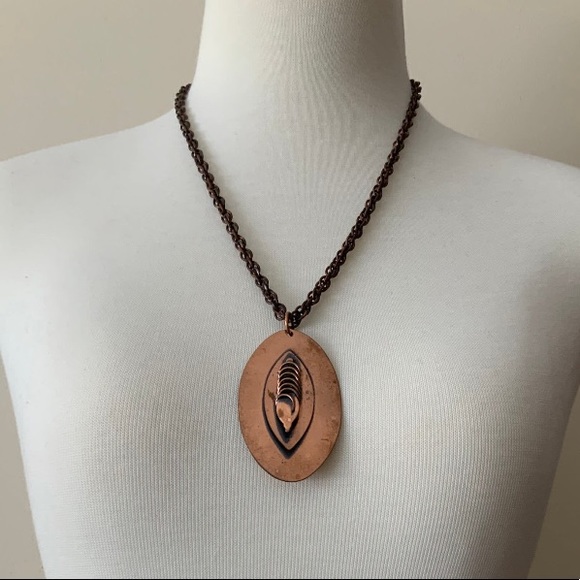 Vintage Copper Modernist Abstract Minimalist Set - Picture 6 of 9